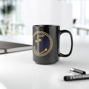 Black TB Ceramic Mug (11oz, 15oz), Father&#39;s Day, Dad, Gift, Birthday