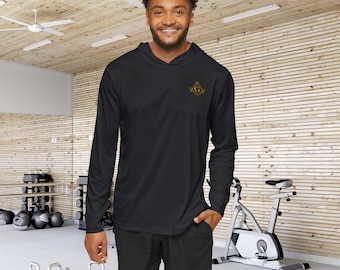 Square and Compass Men's Sports Warmup Hoodie (AOP)