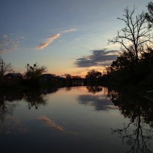 Reflections on bayou Lafourche,  Louisiana photo, creepy photo, digital download, Louisiana bayou