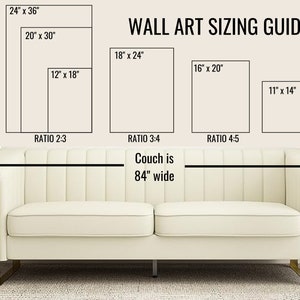 Posters are available in 6 different sizes: 24"x36", 20"x30", 18"x24", 16"x20", 12"x18" and 11"x14"