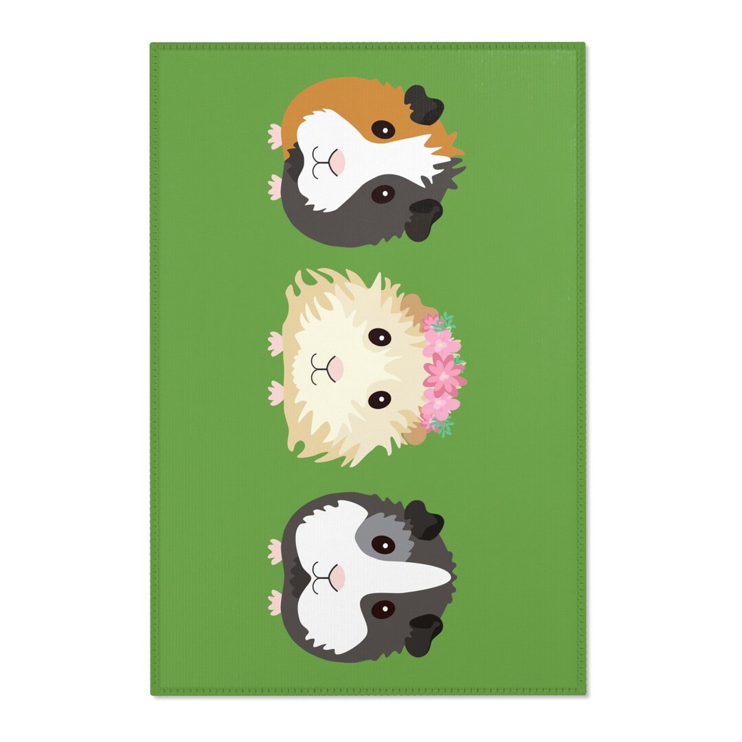 Rug With Guinea Pigs Etsy