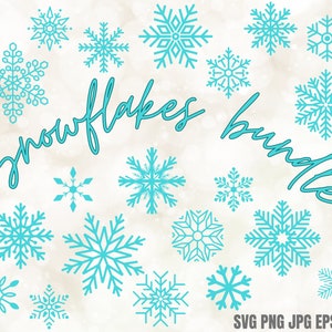 Fiocchi di neve SVG 20 pezzi, ornamenti natalizi, fiocco di neve in formato SVG, file di taglio, pupazzo di neve Cricut in formato SVG, Babbo Natale, pacchetto, inverno in formato SVG, Natale, Silhouette