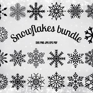 Schneeflocken svg Bundle, Gefrorener Schnee Bundle, Schneeflocke jpg png, cut Datei, Clipart, Schneemann Cricut svg, Winter svg, Weihnachten, Silhouette