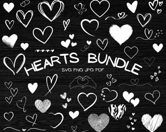 Heart Svg Bundle 50 pcs, Valentine Hearts Svg file, Heart svg Cricut, Open Heart Svg, Doodle Heart Svg, Love Svg,Valentine Digital Jpg,Png