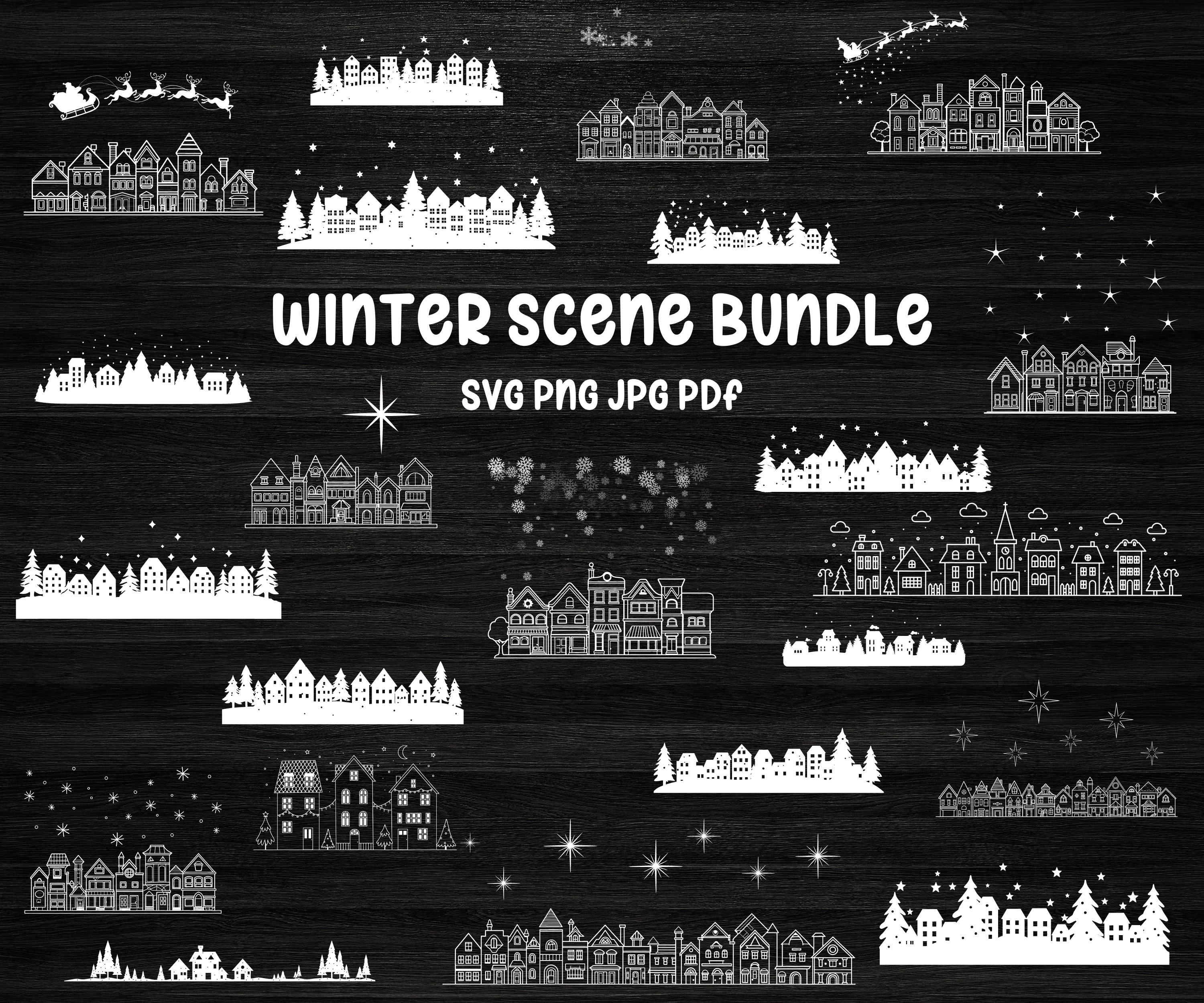 Navidad nevado svg - Etsy México, image size:3000x2500