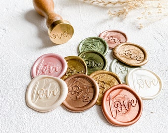 Wax Seal Stickers, Custom Monograms and Designs - Perfect for Wedding Invitations and Stationery - Ideal Bridal Shower Gift