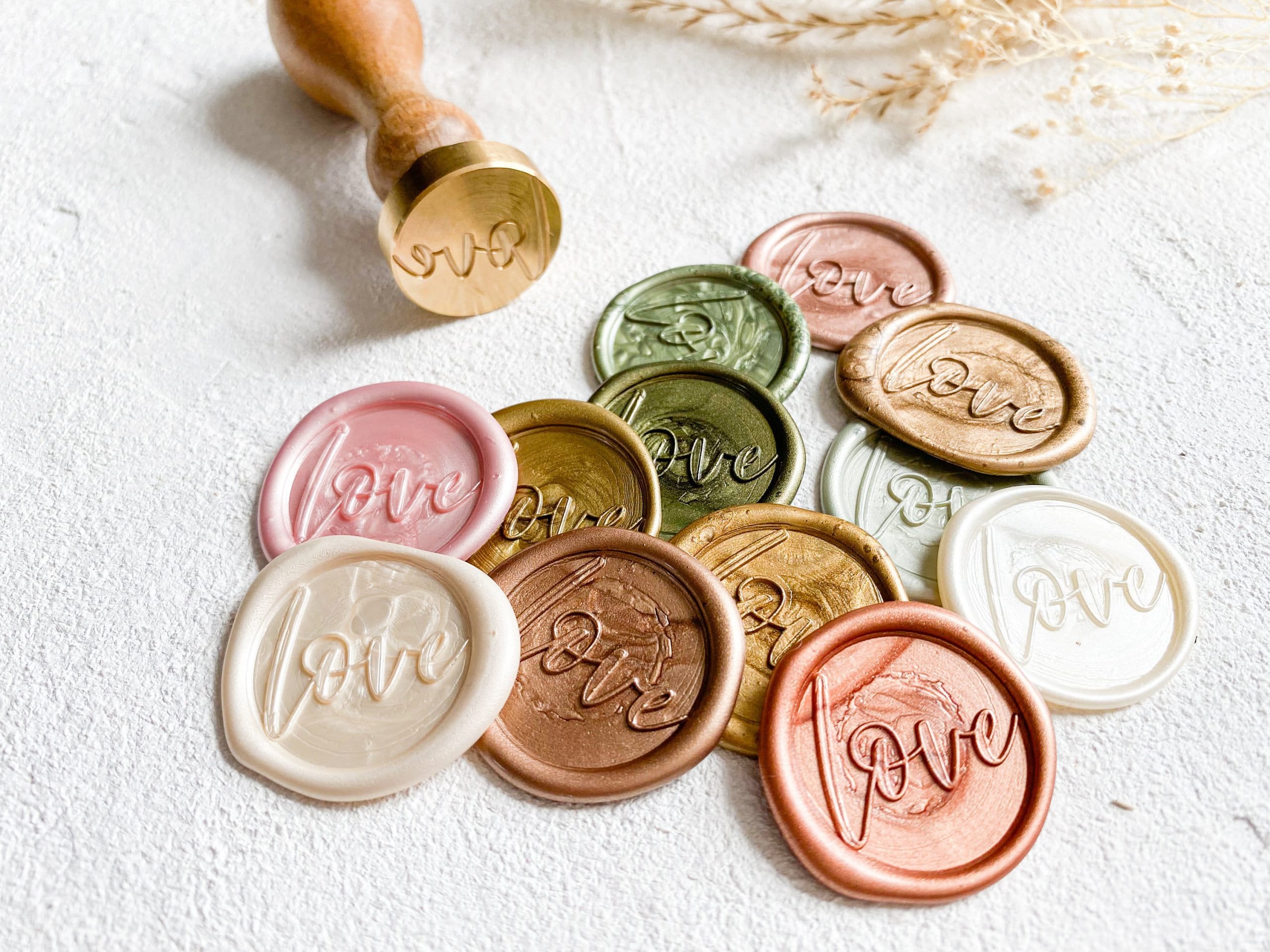 Custom wax seal stamp/personalized wedding seals/wedding invitation se –  DokkiDesign