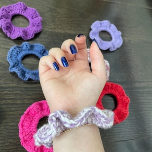 Crochet Scrunchies, Crochet Hair Ties