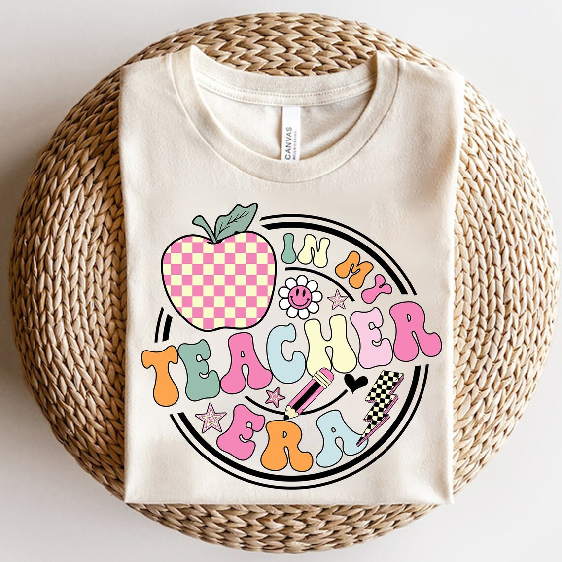 In My Teacher Era PNG Custom Teacher Shirt Back to School - Etsy
