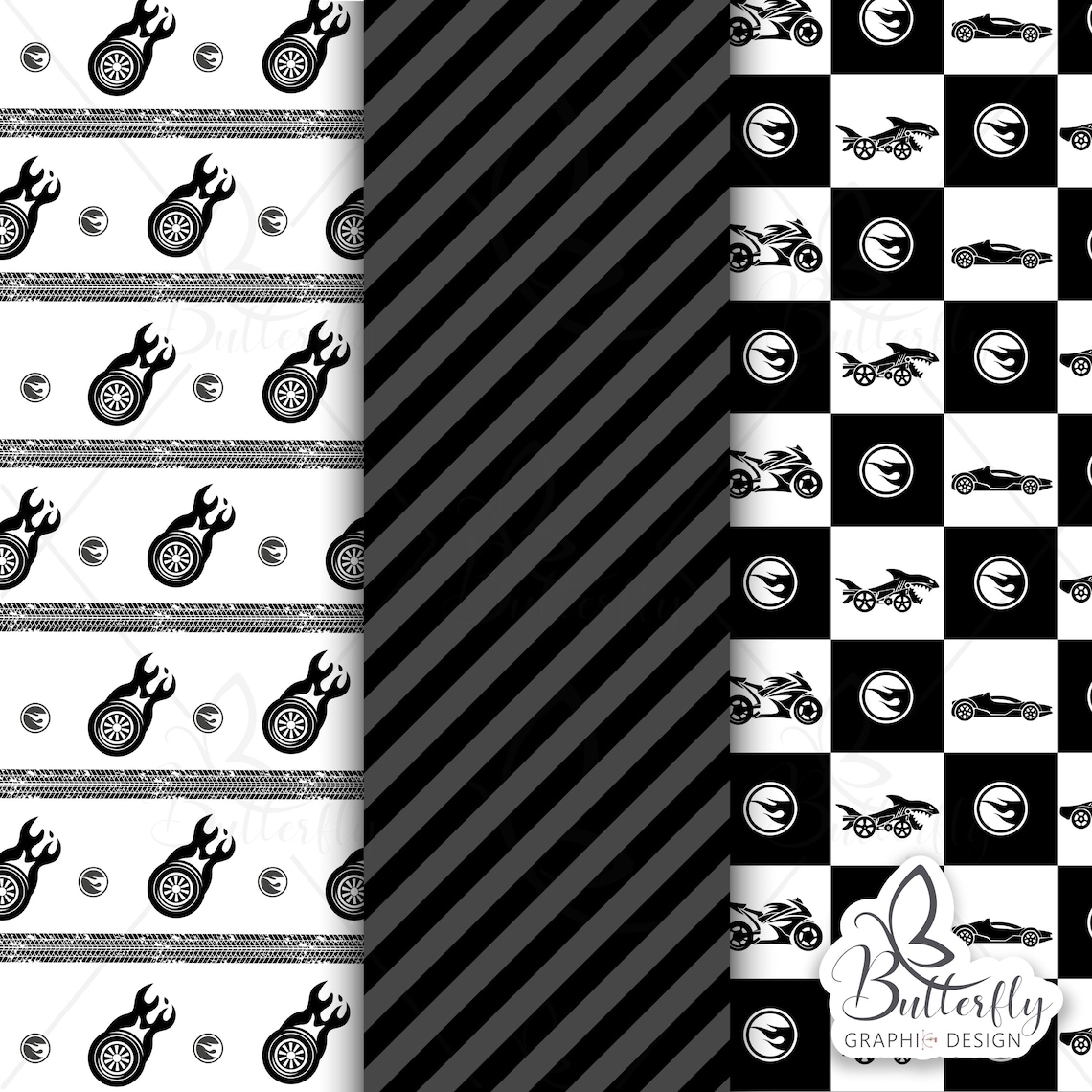 Tote Racing Paper Race Digital Paper, Scrapbook - Etsy