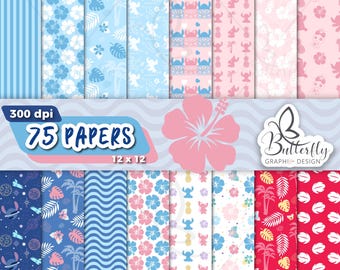 Aloha Digitales Papier, Scrapbook Aloha