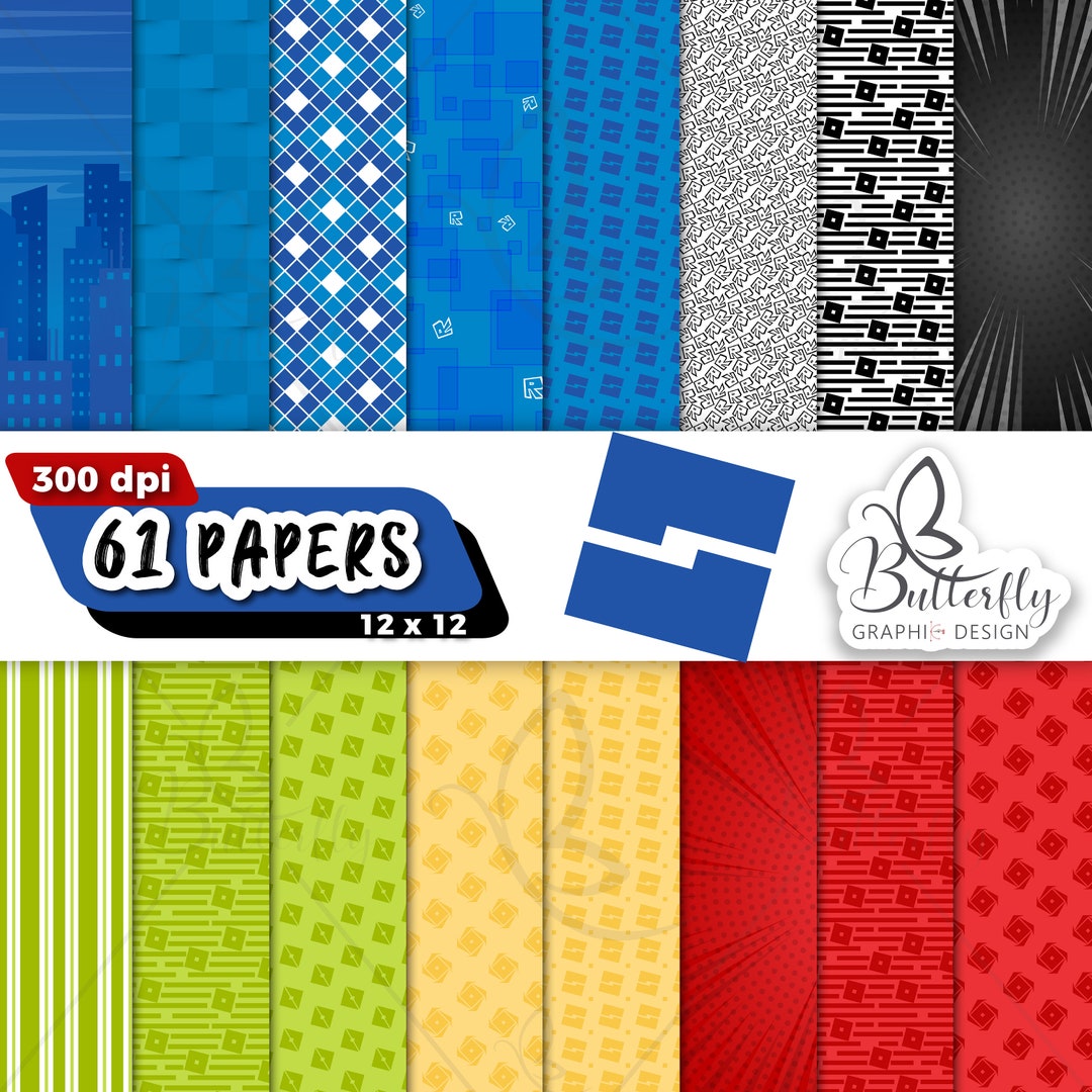 Game Cube Digital Paper, Scrapbook, Wallpaper - Etsy