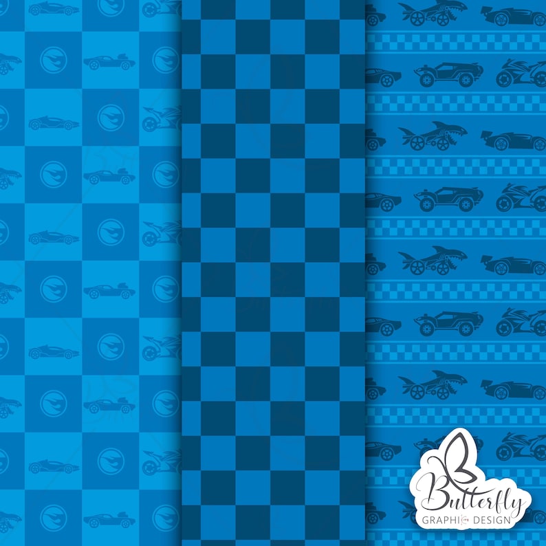 Racing Paper Pattern Race Digital Paper, Scrapbook - Etsy