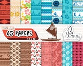 Princess Ocean Digital Paper, Scrapbook Princess