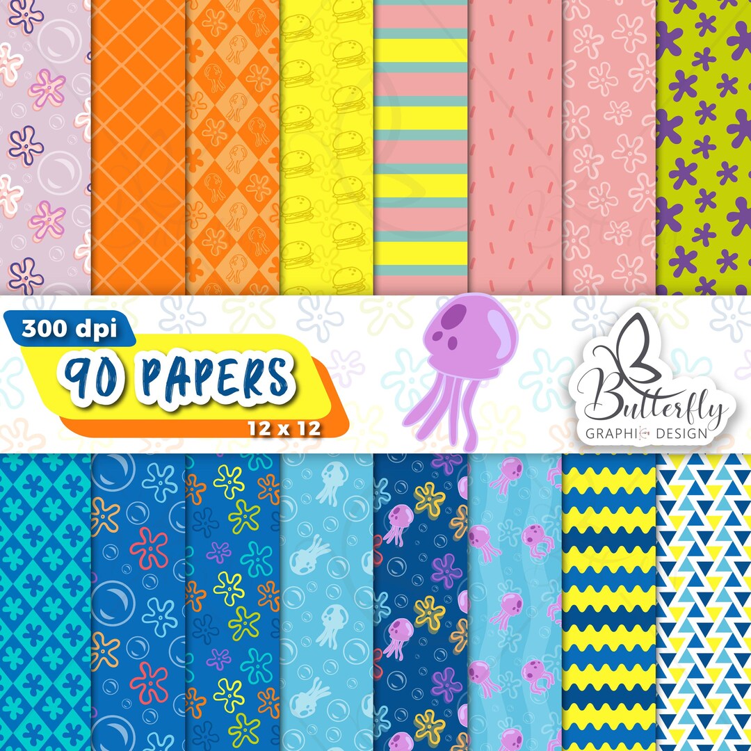 Under the Sea Digital Paper, Scrapbook Sea - Etsy