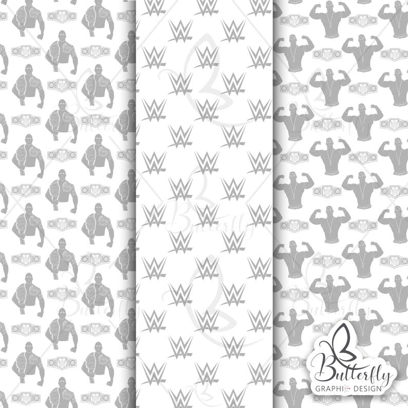 Wrestling Fight Digital Paper, Scrapbook Fight, Background Fight ...