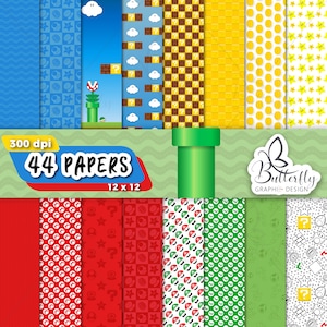 Brothers Game Digitales Papier, Scrapbook, Tapete