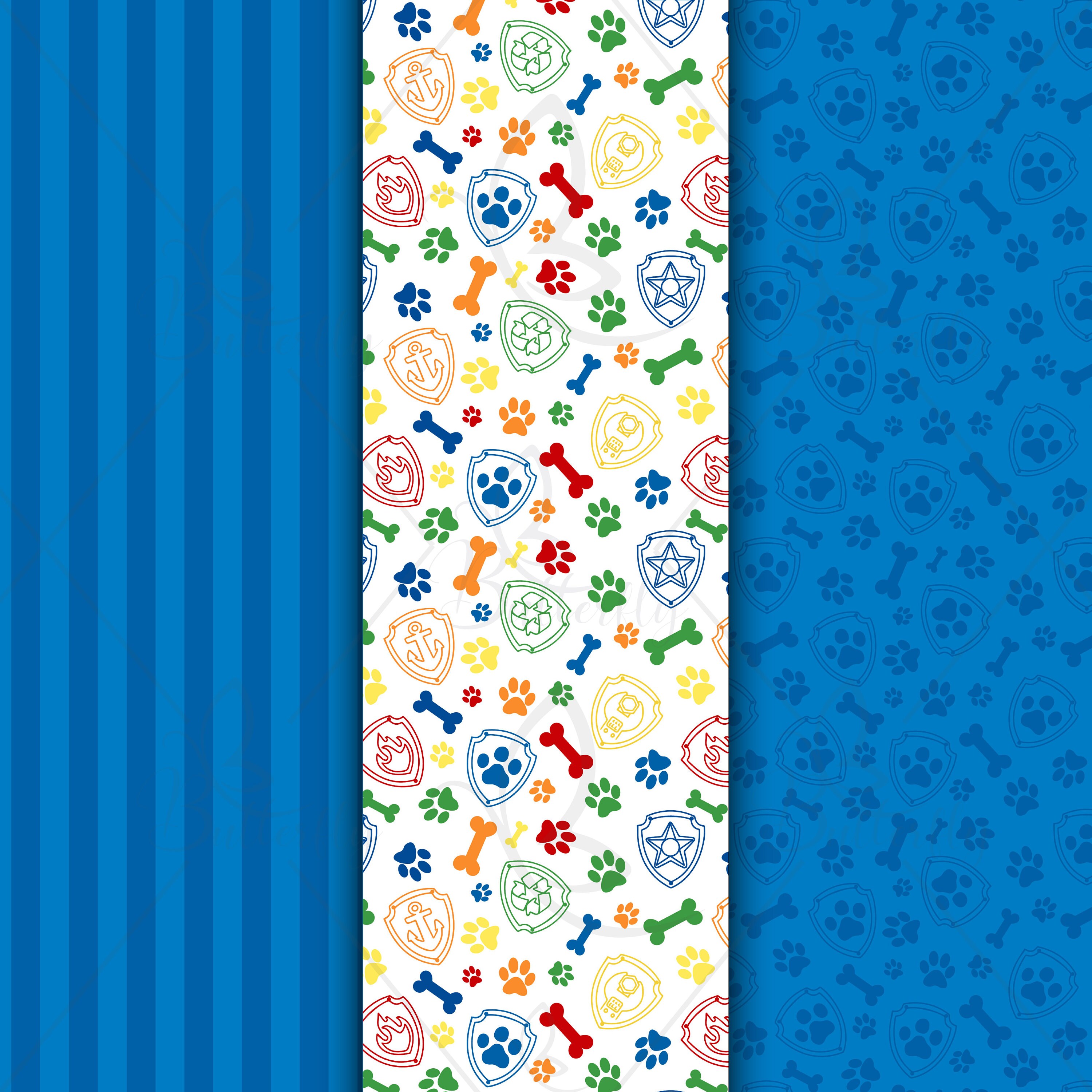 Paw Digital Paper, Scrapbook Paw, Seamless Pattern - Etsy