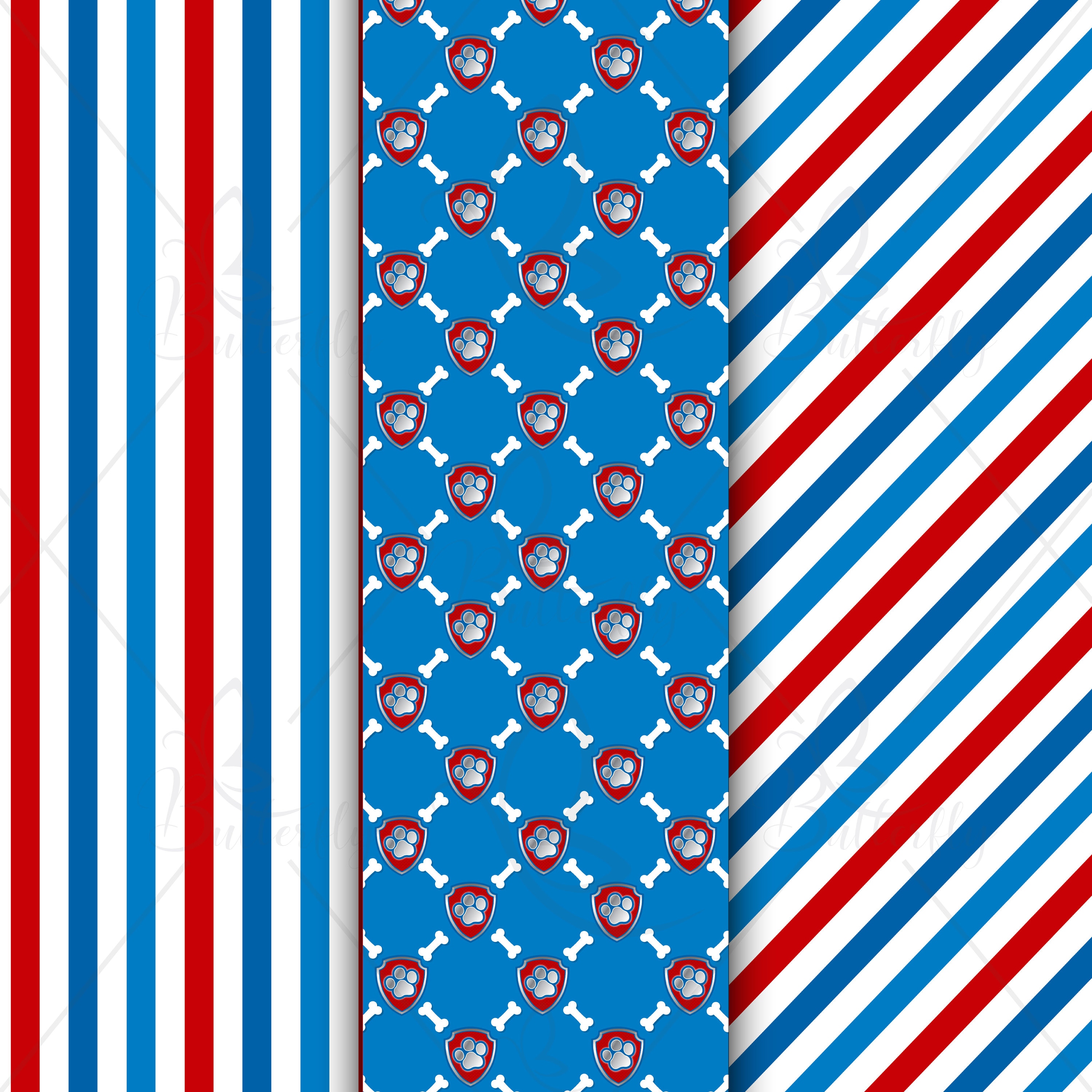 Paw Digital Paper, Scrapbook Paw, Seamless Pattern - Etsy