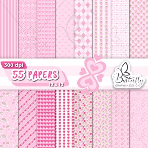 Kawaii Kitty Cat Digitales Papier, Scrapbook Katze
