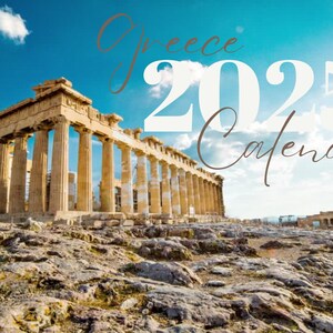Calendario mensile ufficiale greco 2025