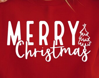 Merry Christmas SVG PNG PDF, kerstshirt Svg, boerderij kerst, kerstboom Svg, kerst Svg, winter Svg, kersttrui Svg