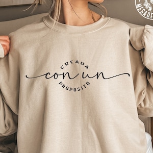 Creada con un proposito Frases religiosas svg , Spanish svg , Frases biblicas svg , Spanish bible verse Svg Png ,Frases cristianas svg
