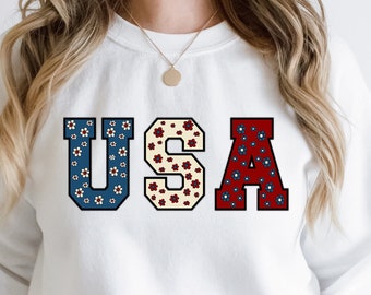 USA Daisy PNG America Png Funny 4th of July American Png Usa flag Fourth of July Png Independence Day Png Retro July4th Sublimation ORIGINAL