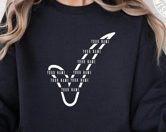 Custom Heart Grandkid Name Svg, Personalized Mama Cricut Design Vector Bundle, Mother Mimi Clipart Silhouette, Cut Plotte, Png T-Shirt