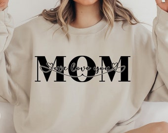 Mom We Love You Svg, Happy Mother's Day Svg, Mom Tile Svg, Birthday Gift for Mom, Mom Svg, Mother's Day Tile, Mom Gift Svg,Mom Svg Png Pdf
