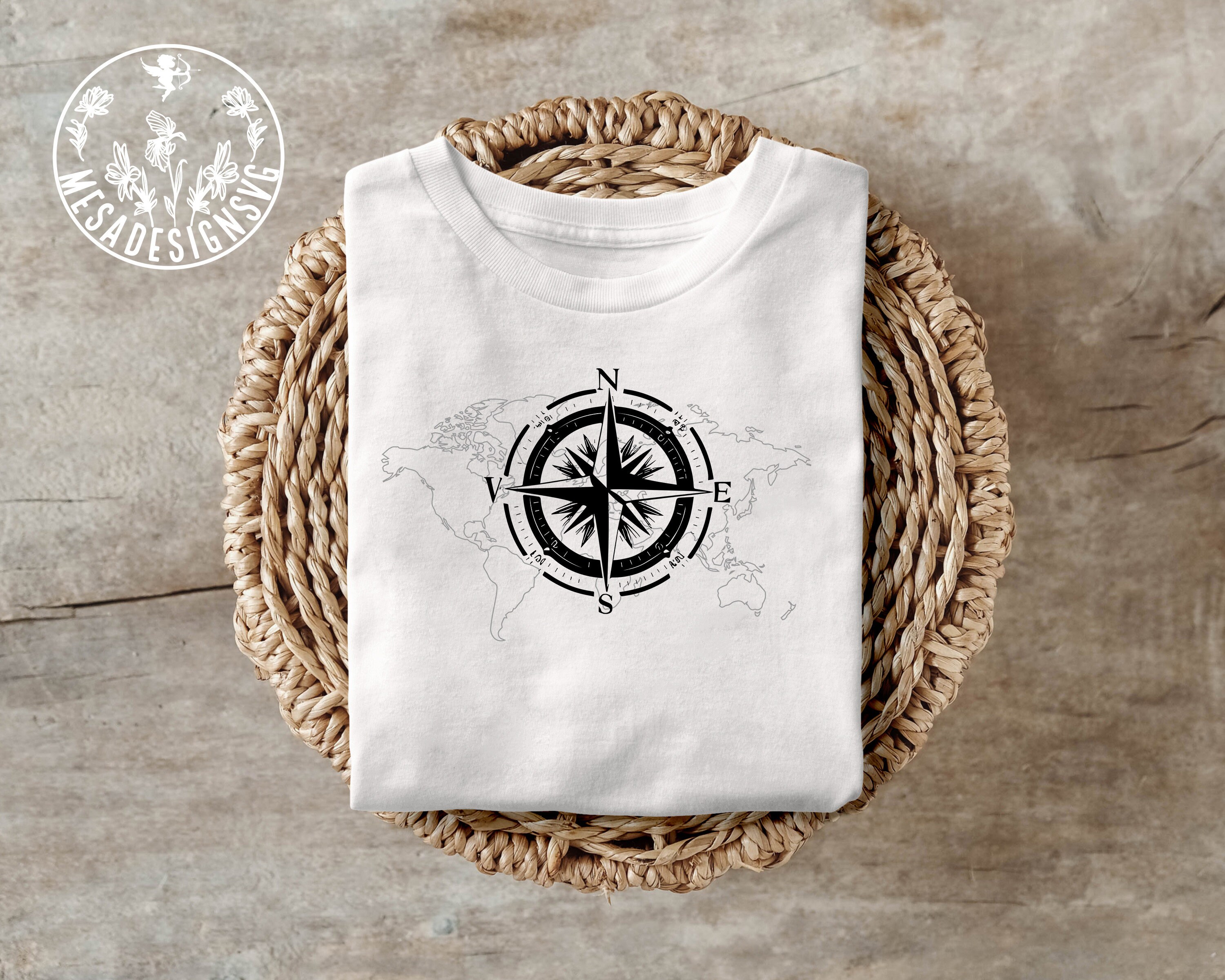 Nautical Compass SVG Files | Compass Cut Files | Nautical Compass ...