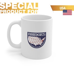 Death Stranding Tasse – „United Cities of America“-Logo – limitierte Auflage