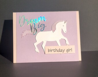 Birthday Card: Unicorn