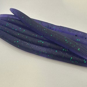 Junebug 5&quot; Senko Style Stick Bait, Pack of 10, Soft Plastic Lure
