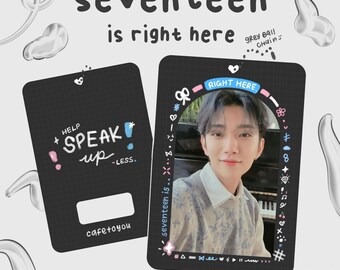 Seventeen is Right Here Acrylic Photocard Holder