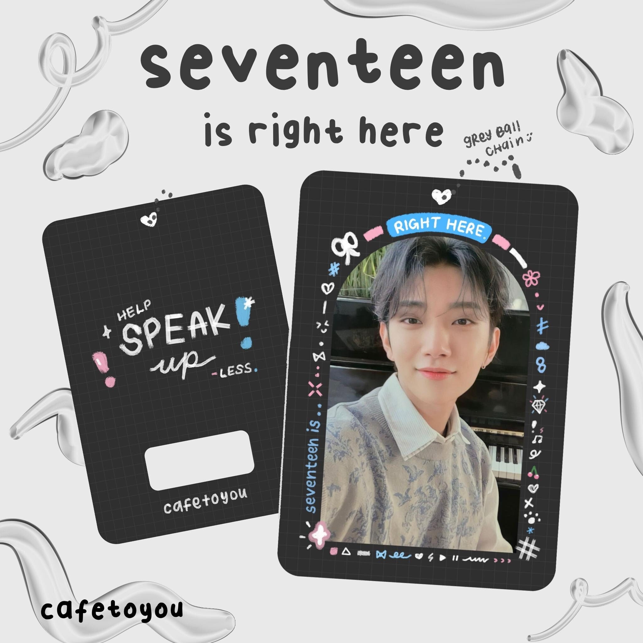 Seventeen Photocard Holder - Etsy Israel
