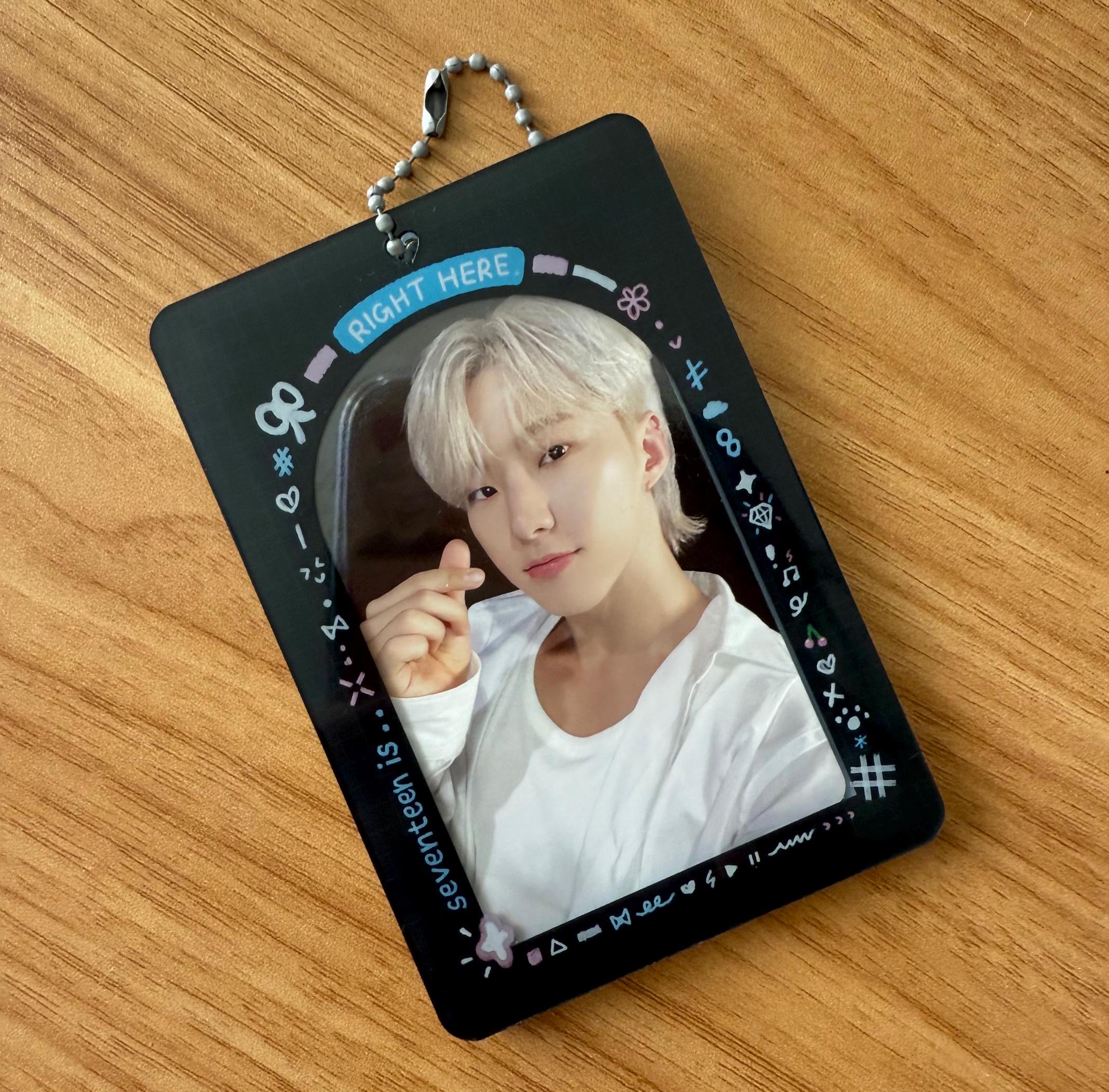 SEVENTEEN アクリルフォトカードホルダー ジョンハン ☆ジョンハン☆アクリル フォトカード ホルダー セブチ RIGHT HERE