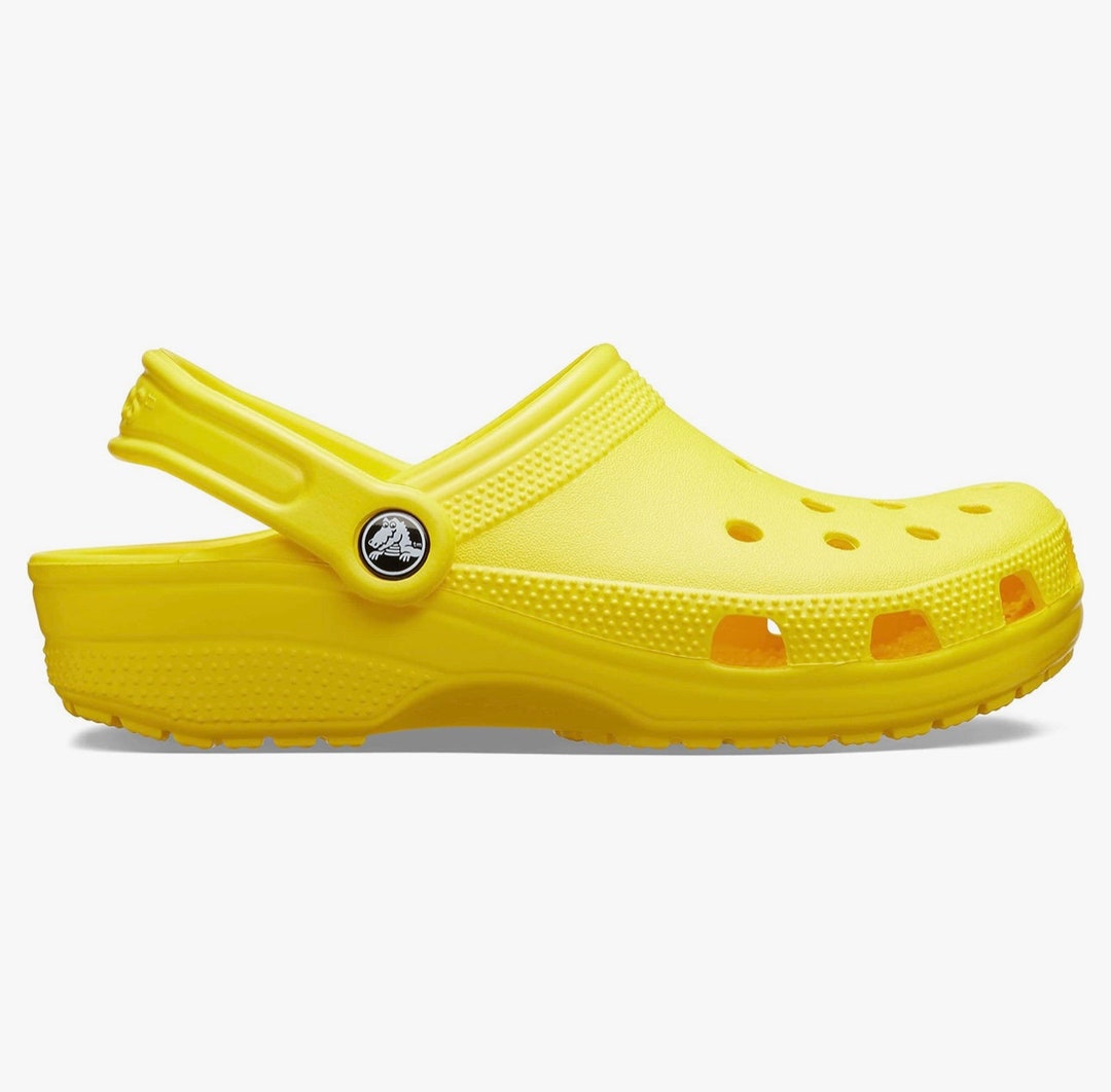 Crocs Yellow Unisexadult Classic Adjustable Slip Resistant Clog M47