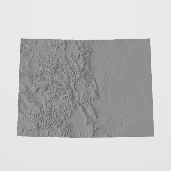 Cnc Topo Map Stl Etsy Denmark