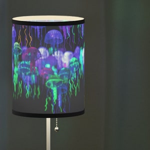 Jellyfish Desk Lamp, Dark Photo US|CA plug