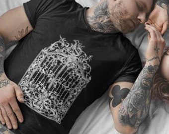 Cemetery Gates Tee, Goth, Graveyard, Dark Cottagecore