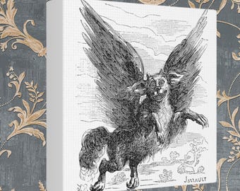 Caacrinolaas Demon Canvas Print, Occult Decor, Ars Goetia