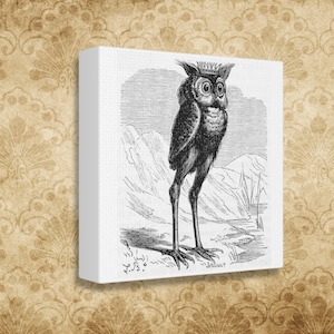 Stolas Dämon Leinwanddruck, Okkultes Dekor, Ars Goetia