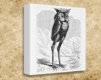 Stolas Dämon Leinwanddruck, Okkultes Dekor, Ars Goetia