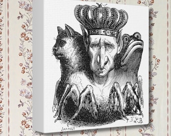 Bael Dämon Leinwanddruck, Okkultes Dekor, Ars Goetia