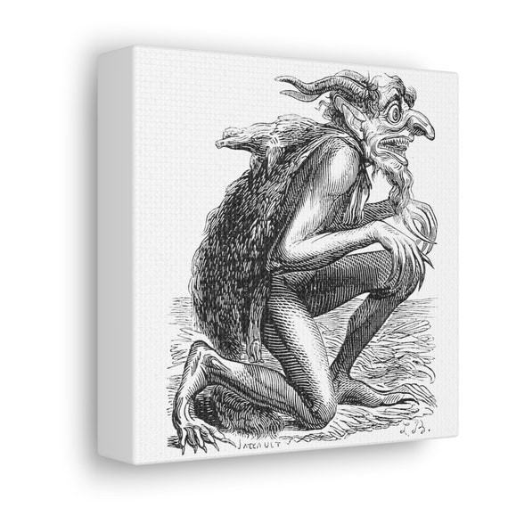 Eurynome Eurynomos Eurynomos Demon Canvas Print, Occult Decor, Ars Goetia -  Etsy Canada