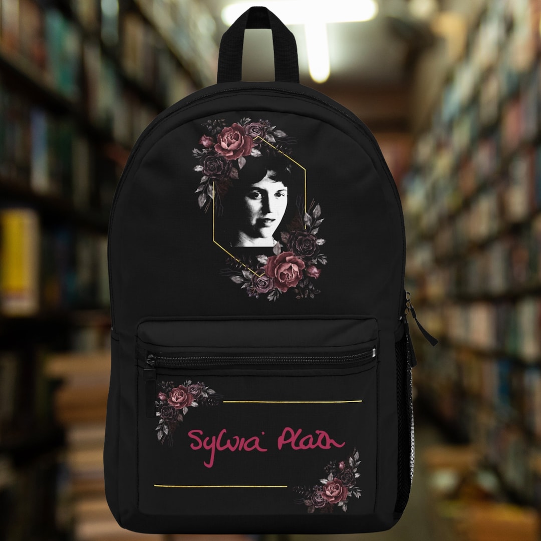 Sylvia Plath Backpack Poet Author Women in Literature Etsy