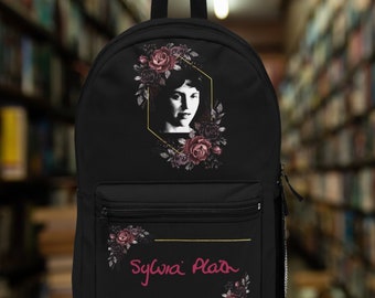 Sylvia Plath Backpack, Poet, Author, Women in Literature