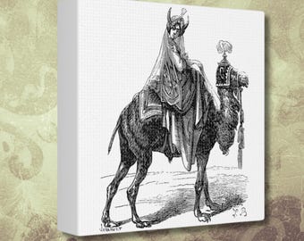 Dämon Gomory Leinwanddruck, Okkultes Dekor, Ars Goetia