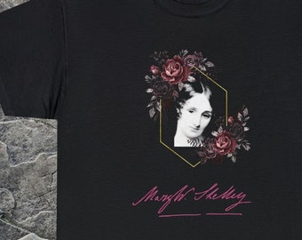 Mary Shelley Tee, Women in Literature Shirt, Gifts for English Majors